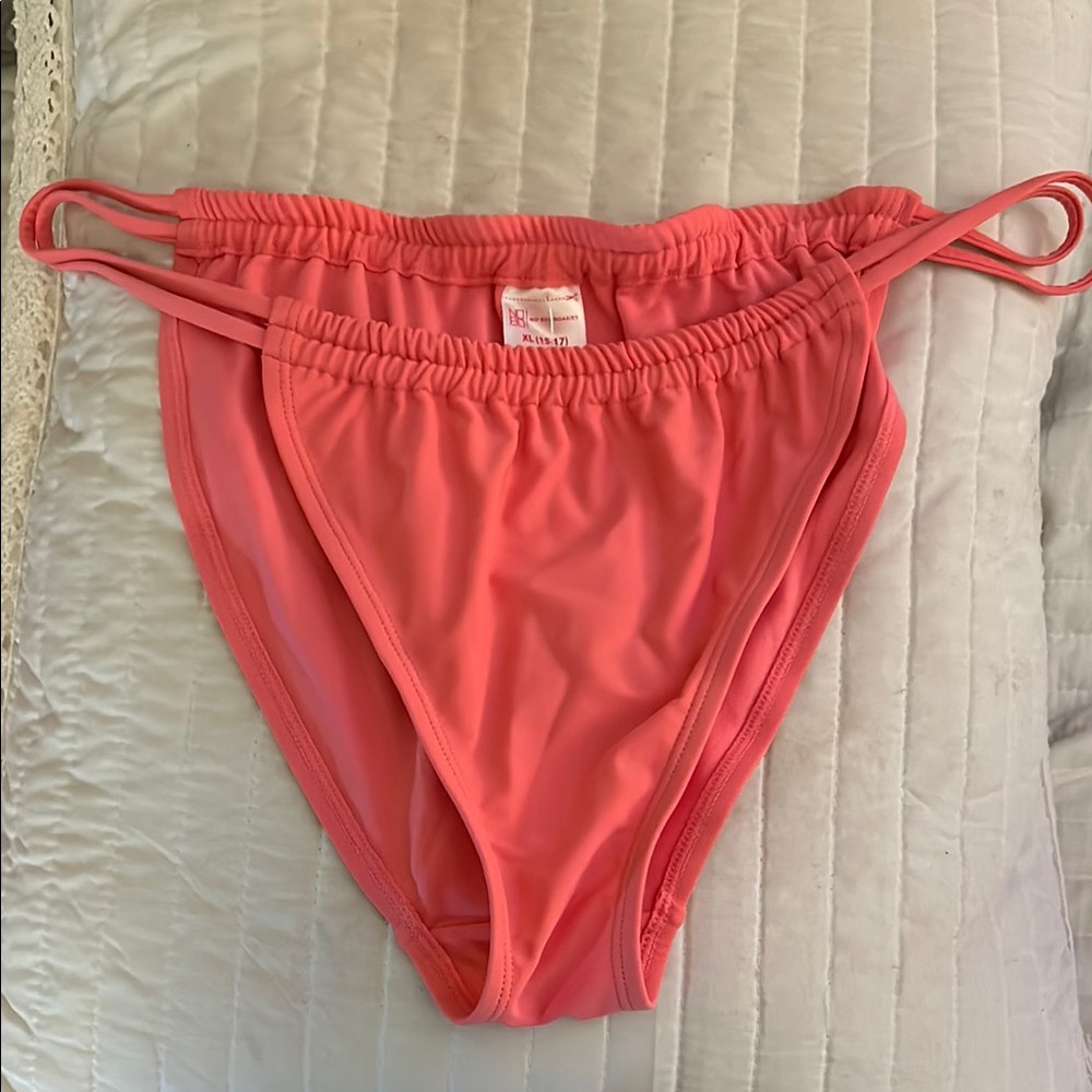 No Boundaries Pink Bikini Bottom